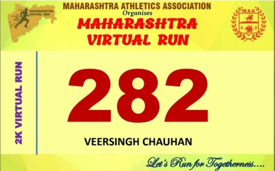 Maharashtra Virtual Run 1